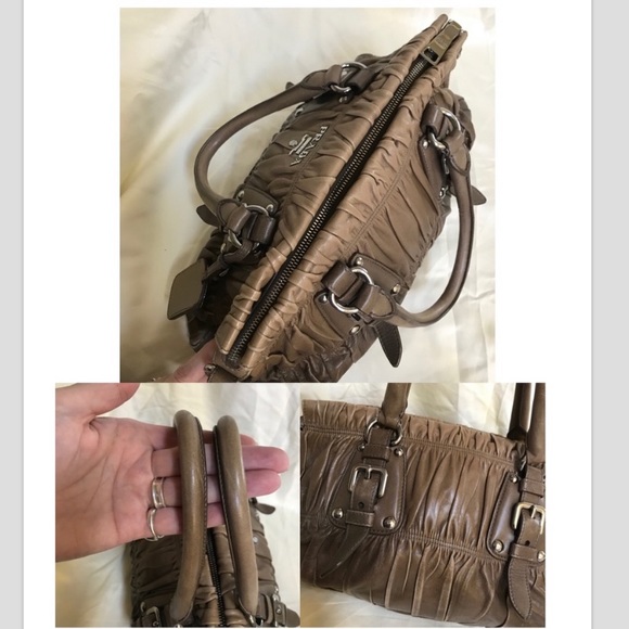Prada Gaufre brown medium nappa bag 👜 - Picture 6 of 8